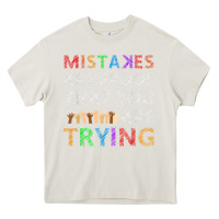 Cream mistakes are proof that you are trying teacher inspirational t shirt Heavy Core Tee - StudioElite
