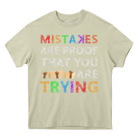 Mossy mistakes are proof that you are trying teacher inspirational t shirt Heavy Core Tee - StudioElite