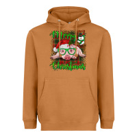 Merry Christmas Baby Pig Heavyweight Hoodie | Teevron