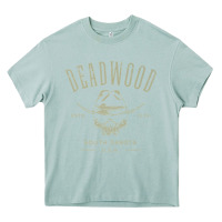 Arona deadwood south dakota usa distressed skull design souvenir premium t s Heavy Core Tee - StudioElite
