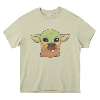 Mossy Baby yoda Heavy Core Tee - StudioElite