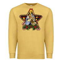 Antique Gold christmas baby jesus oh holly night Premium Sweatshirt - RanaPortraitStore