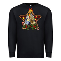 Black christmas baby jesus oh holly night Premium Sweatshirt - RanaPortraitStore