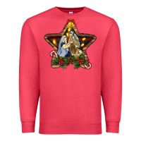 Cardinal christmas baby jesus oh holly night Premium Sweatshirt - RanaPortraitStore