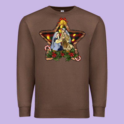 Christmas Baby Jesus Oh Holly Night Premium Sweatshirt Designed By Ranaportraitstore