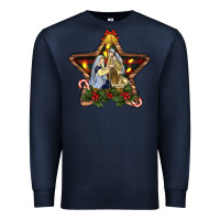 Navy christmas baby jesus oh holly night Premium Sweatshirt - RanaPortraitStore