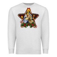Oatmeal Heather christmas baby jesus oh holly night Premium Sweatshirt - RanaPortraitStore