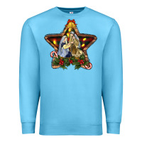 Ocean Blue christmas baby jesus oh holly night Premium Sweatshirt - RanaPortraitStore