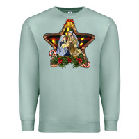 Seafoam christmas baby jesus oh holly night Premium Sweatshirt - RanaPortraitStore