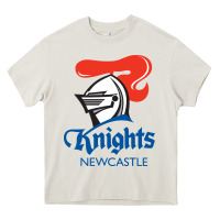 Cream newcastle knights Heavy Core Tee - StudioElite