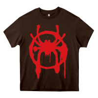 Chocolate Brown Into the Spider-Verse Heavy Core Tee - StudioElite
