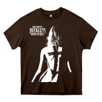 Chocolate Brown the pretty reckless go to hell Heavy Core Tee - StudioElite