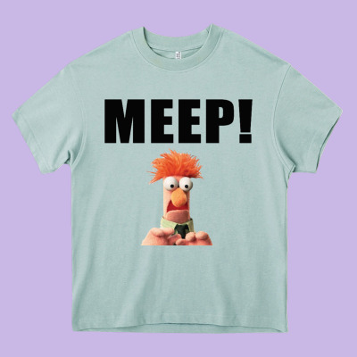 Beaker Meep Heavy Core Tee Designed By Studioelite