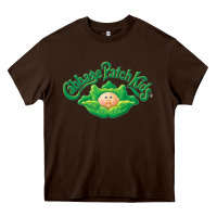Chocolate Brown cabbage patch kids Heavy Core Tee - StudioElite