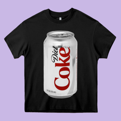 Diet Cola Heavy Core Tee Designed By Studioelite