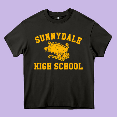 High Scool Merch Heavy Core Tee Designed By Studioelite