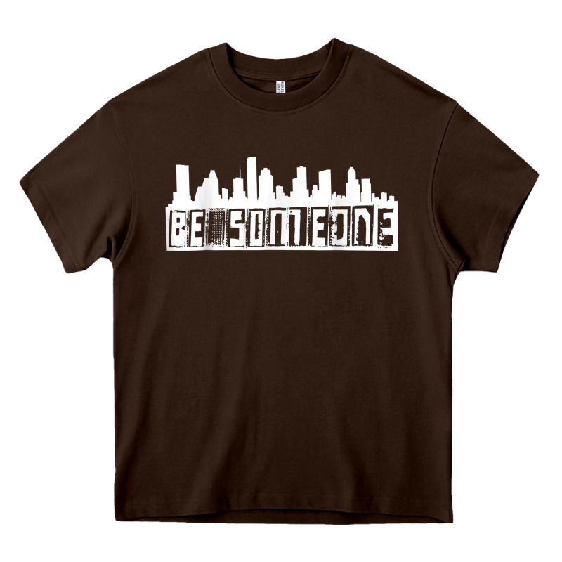Be Someone H Town Houston Texas Skyline. T Shirt Heavy Core Tee by StudioElite | Teevron