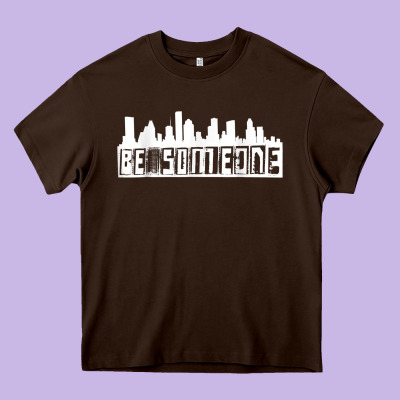 Be Someone H Town Houston Texas Skyline. T Shirt Heavy Core Tee Designed By Studioelite