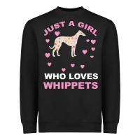 Black Just A Girl Who Loves Whippets Heavyweight Sweatshirt - Bettercallsaul