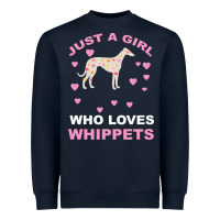 Just A Girl Who Loves Whippets Heavyweight Sweatshirt | Teevron