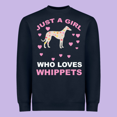 Just A Girl Who Loves Whippets Heavyweight Sweatshirt Designed By Bettercallsaul