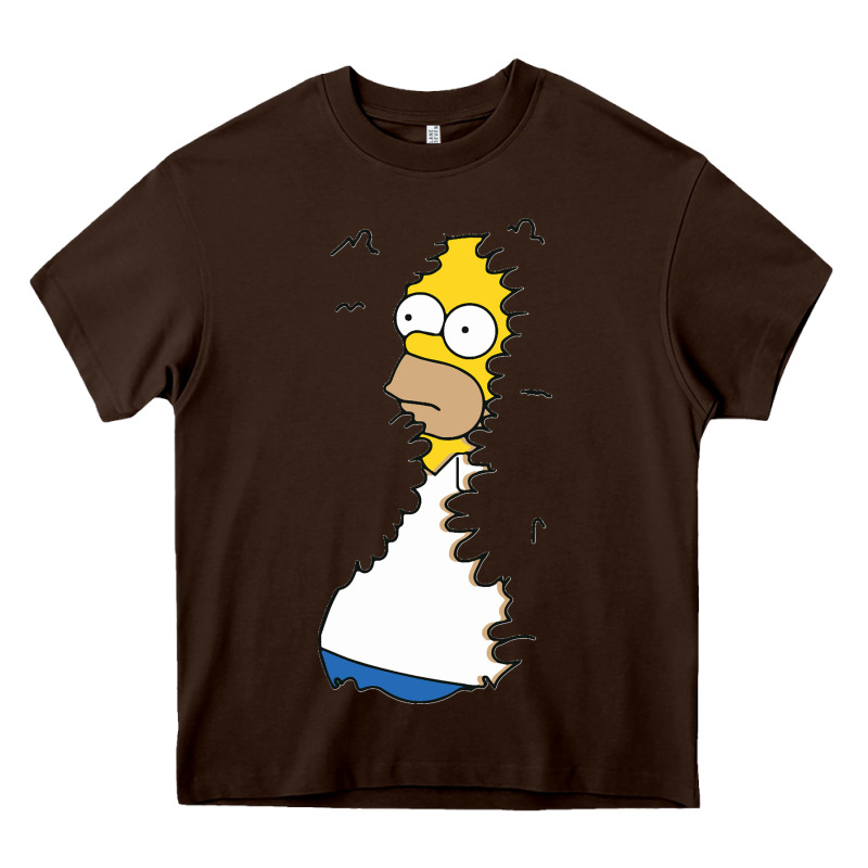 Homer In Hedges Classic Heavy Core Tee by StudioElite | Teevron