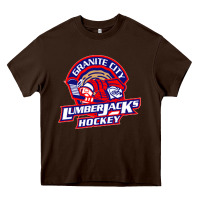 Chocolate Brown granite city lumberjacks hockey Heavy Core Tee - StudioElite