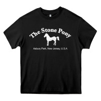 Black The Stone Pony Heavy Core Tee - StudioElite