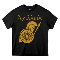 Black achilles son of peleus Heavy Core Tee - StudioElite