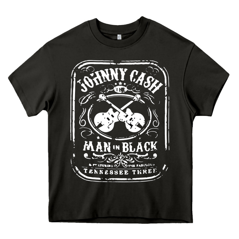 Johnny Cash Man In Black Heavy Core Tee by StudioElite | Teevron