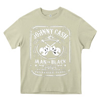 Mossy johnny cash man in black Heavy Core Tee - StudioElite