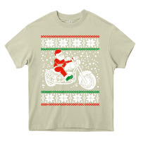 Mossy santa ridin motocycle Heavy Core Tee - StudioElite