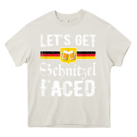 Cream lets get schnitzel faced men women vintage oktoberfest t shirt Heavy Core Tee - StudioElite