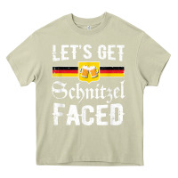 Mossy lets get schnitzel faced men women vintage oktoberfest t shirt Heavy Core Tee - StudioElite