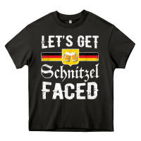 Asphalt lets get schnitzel faced men women vintage oktoberfest t shirt Heavy Core Tee - StudioElite