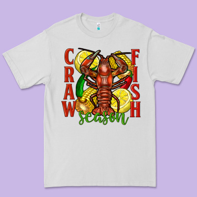 Crawfish Season Premium Tee Designed By Fadigitalartstudio