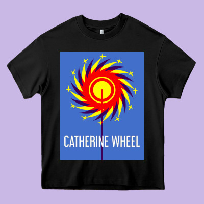 The Essential Design-(catherine-wheel) Heavy Core Tee Designed By Studioelite