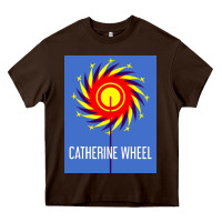 Chocolate Brown The Essential Design-(Catherine-Wheel) Heavy Core Tee - StudioElite