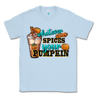 Dusty Blue whatever spice your pumpkin coffee cup Classic Tee - FaDigitalArtStudio