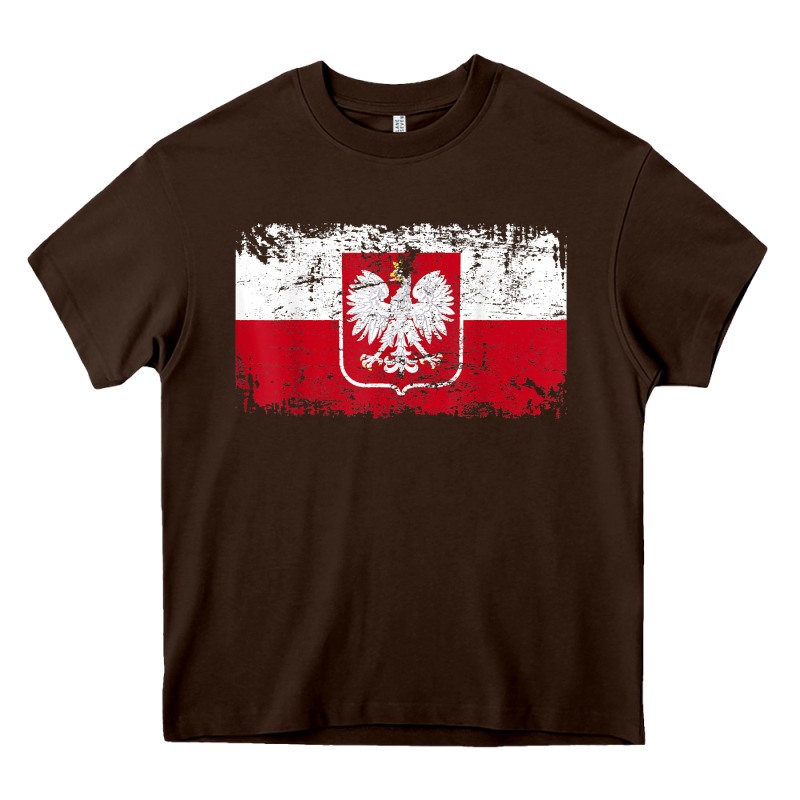 Poland Polska Flag Vintage  Men Women Kids  Poland T Shirt Heavy Core Tee by StudioElite | Teevron