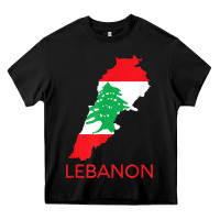 Black Lebanon Flag Cedar Tree Beirut Lebanese Arabic Arab Islam Heavy Core Tee - StudioElite