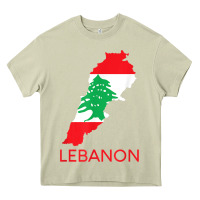 Mossy Lebanon Flag Cedar Tree Beirut Lebanese Arabic Arab Islam Heavy Core Tee - StudioElite