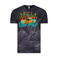Cloud Black fall pumpkin art Vintage Tee - CowhideDigitalArt