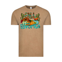 Vintage Coffee fall pumpkin art Vintage Tee - CowhideDigitalArt