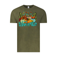 Vintage Olive fall pumpkin art Vintage Tee - CowhideDigitalArt