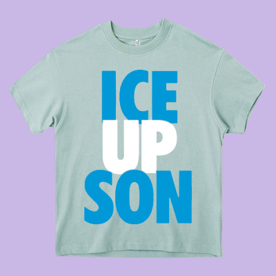 Ice Up Son Heavy Core Tee Designed By Studioelite