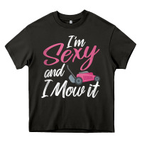Asphalt i'm sexy and i mow it funny mow pun tank top Heavy Core Tee - StudioElite