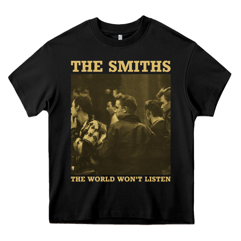 The Smiths The World Won't Listen Gift Men Women Heavy Core Tee by StudioElite | Teevron