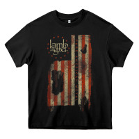 Black lamb of god, pure american metal flag Heavy Core Tee - StudioElite