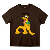 Chocolate Brown pluto Heavy Core Tee - StudioElite